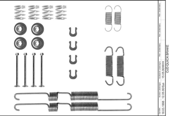 HELLA PAGID Комплектующие, тормозная колодка 8DZ 355 206-071